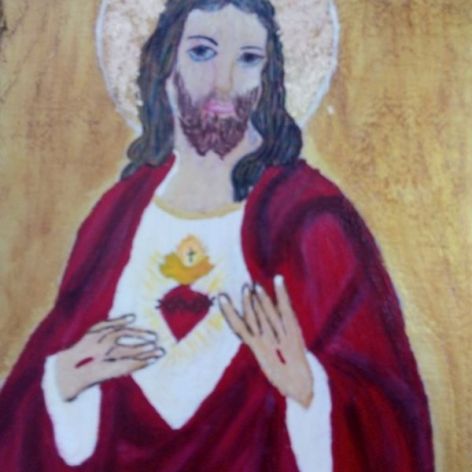 Serce Jezusa - ikona 