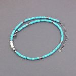 Naszyjnik z białym koralem. - Naszyjnik z białym koralem.