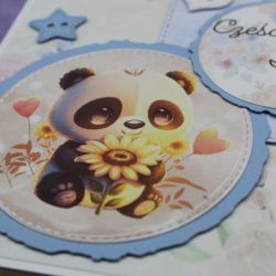 Kartka z okazji narodzin: Urocza Panda
