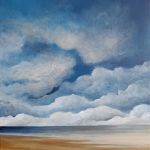 Na plaży- obraz akrylowy 50/40 cm. - 