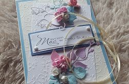 Kartka ślubna z kopertą na pieniądze