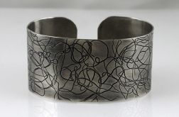 Nitki - metalowa bransoleta 151001-07