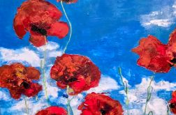 Maki na plotnie blue