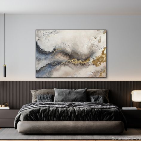 LIGHT, wym. 70x100 cm Wielkoformatowy obraz na płótnie Abstrakcyjny