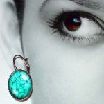 DON'T WORRY BE HAPPY-Kolczyki z grafiką - 