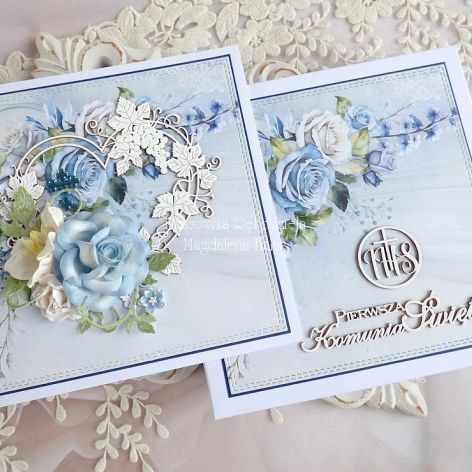 Komunijna kartka w pudełku 636