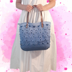 torba ROZALIA (niebieska-ombre) - 