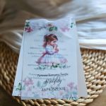 Zaproszenie na I Komunię Świętą z kalką wzór 9 - 2