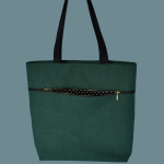 Tote Bag Codzienna Elegancja Zielona - Tote Bag Codzienna Elegancja