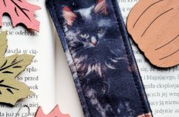Zakładka do książki: czarny kot