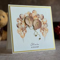 Kartka urodzinowa z kopertą prezentową HB20