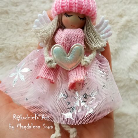 Anioł Aniołek na prezent Święta Mikołaj Dla dziecka