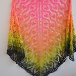 Energetyczna chusta ombre - Ombre shawl