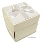 Exploding box biały kartka pamiątka chrztu - Expoding box biały na chrzest