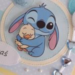 Kartka na urodziny roczek Stitch z personalizacją - Kartka na urodziny roczek Stitch z personalizacją