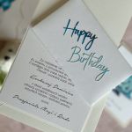 Kartka na 50 urodziny z pudełkiem, BH 31 - Kartka na 50 urodziny z pudełkiem