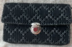 Czarna kopertówka handmade