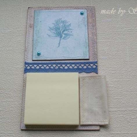 notes na lodówkę -'turkusowy zagajnik'