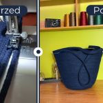 Granatowa torba klasyczna - 