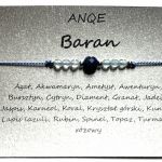 Bransoletka znak zodiaku Baran  - 