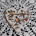 Serce z ptaszkami 1 - Trzy ptaszki