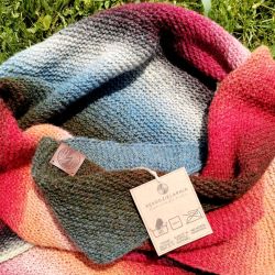 Chusta wełniana kolorowa