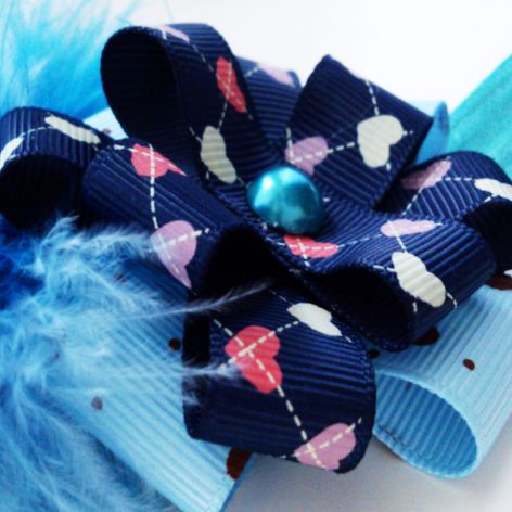 Opaska Niemowlęca W Niebieskim