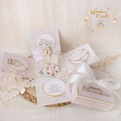 Exploding box komunijny "Elegance 2" GOTOWY Exploding box komunijny "Elegance 2" GOTOWY