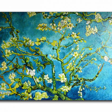 "Kwitnący migdałowiec" .V.van Gogh 