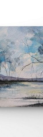 Pejzaż 43-akwarela A5..