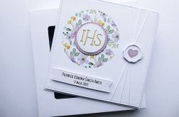 Wyjątkowa kartka na Komunię ręcznie robiona