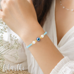 Bransoletka "Oko Nazara" BON2601 - delikatna bransoletka