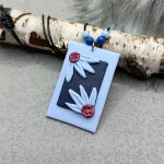 „JULIA” wisiorek z glinki polimerowej - „JULIA” wisiorek z glinki polimerowej