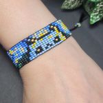 Bransoletka w stylu Gwiażdzista Noc van Gogha - Bransoletka w stylu Gwiażdzista Noc van Gogha