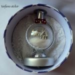 Świecznik z bombką (srebrny) - teofano atelier, świecznik, 3D