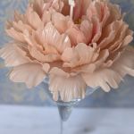 Świeca kwiat piwoni  - 