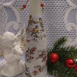 oszroniony lampion świąteczny z sikorkami - z innej strony