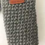 Mała torebka na ramię, etui na telefon,listonoszka szary - 