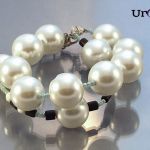 Podwójna bransoletka z perłami - 