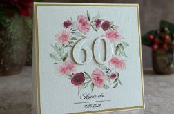 Kartka na 60 urodziny z personalizacją, BH 21a