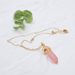 Naszyjnik "Cherry Energy" - Blask Miłości i Witalności z Kwarcem - 