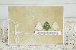 Kartka świąteczna z choinkami, 369