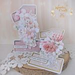 Kartka cyferka na roczek "Baby Unicorn"GOTOWA - 