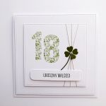 Kartka na 18 urodziny handmade z życzeniami - Ręcznie robiona kartka na 18 urodziny