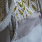 Jasna patchworkowa torba plecak 2w1 - 