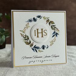 Ręcznie robione zaproszenia komunijne, 33B