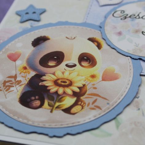 Kartka z okazji narodzin: Urocza Panda