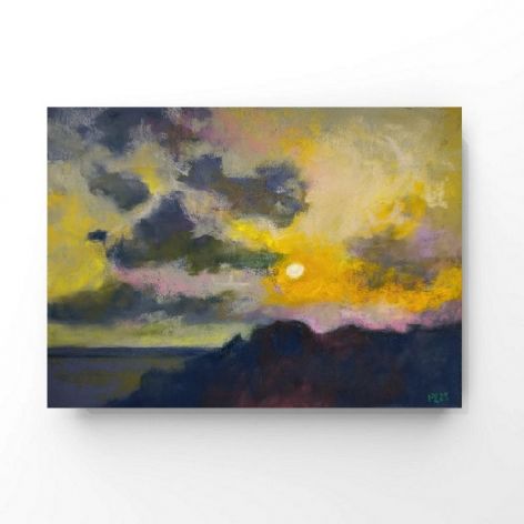 Pejzaż 3-praca formatu -18/24 cm .