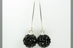 Srebro Swarovski kolczyki