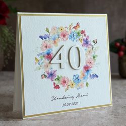 Kartka urodzinowa z kopertą prezentową BH35a